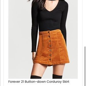 Women/Girls’ Forever 21 Corduroy Skirt
